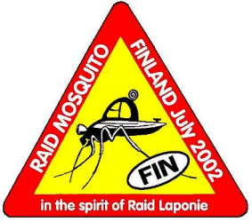 Scan of the original 2002 route shield which the participants received by the start of the raid.